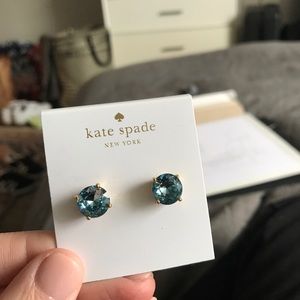Kate Spade 14k Gold plated Crystal Stud Earrings